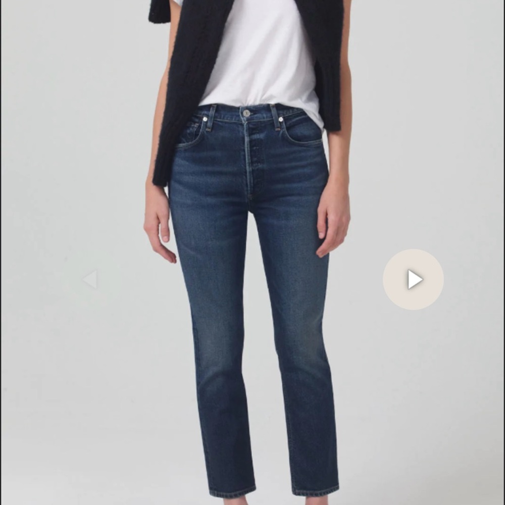 Citizens of Humanity, Charlotte Crop in Jubilee, size 30 NWT
